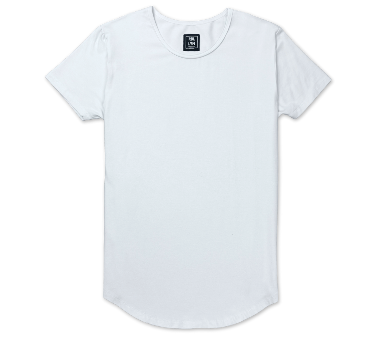 short sleeve drop cut tshirt polar white